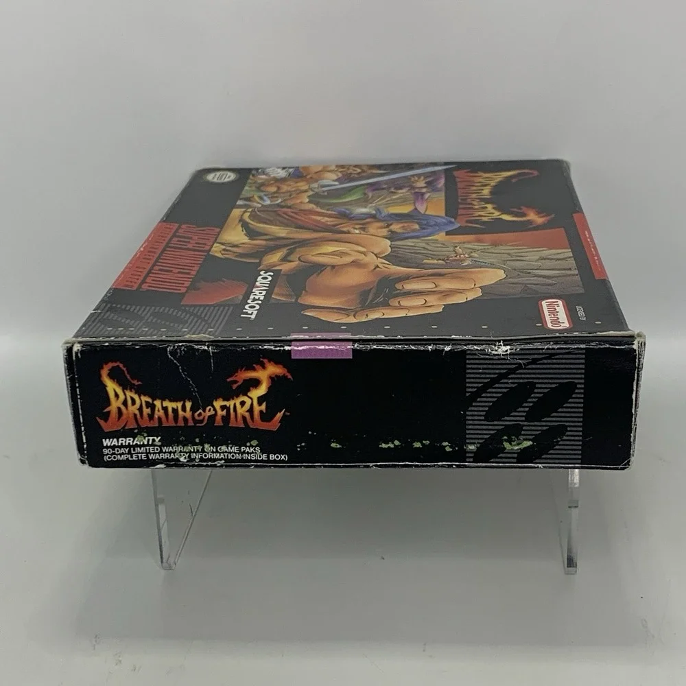 Breath of Fire Super Nintendo SNES with Game Cartridge, Box, Tray, Manual & Map